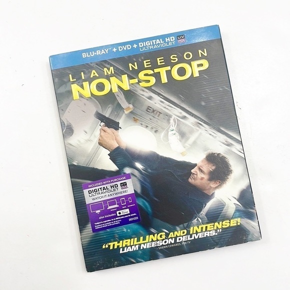 NEW Non-Stop blu-ray disc + dvd movie - Picture 2 of 4